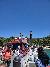 On the Top Deck of the M.S. Dixie II Sightseeing and Sunset Dinner Cruises
