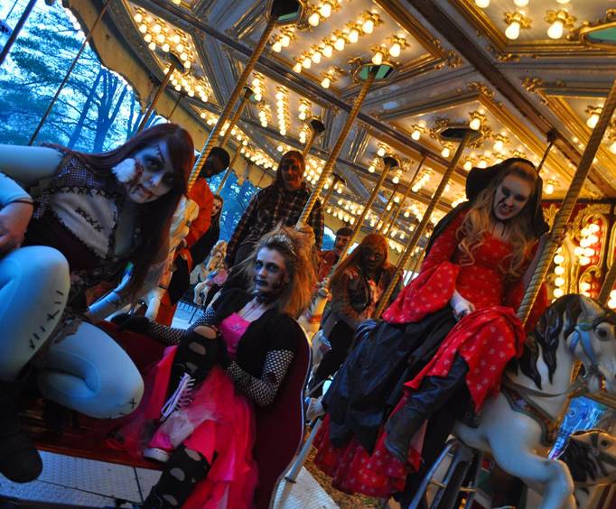 fright fest at six flags great escape in lake george ny