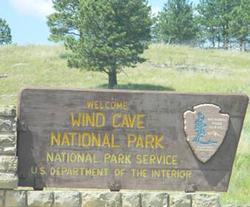 Wind Cave National Park sign