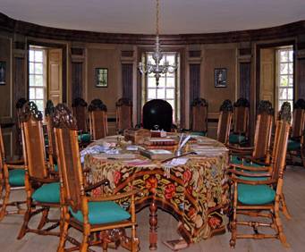 The Capitol in Colonial Williamsburg near Washington, DC