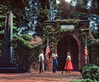 Washington's Tomb at Mount Vernon near Alexandria, VA