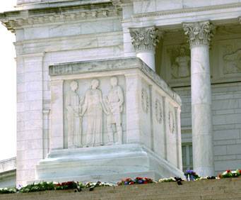 Tomb of the Unknowns at Arlington National Cemetery in Washington, DC, monument