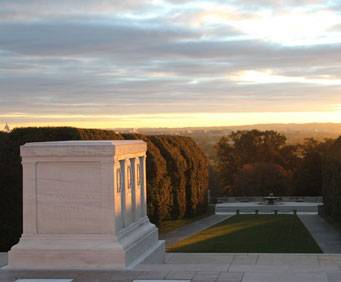 Tomb of the Unknowns at Arlington National Cemetery in Washington, DC, Soldier