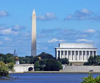 Washington Monument in Washington, DC,