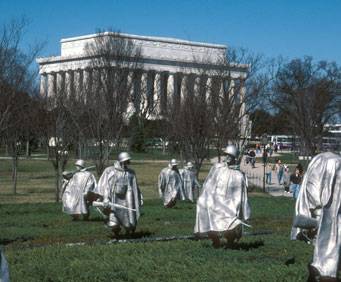 Korean War Veterans Memorial in Washington, DC