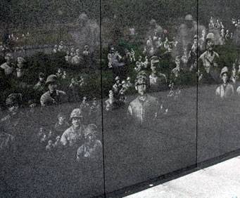 Korean War Veterans Memorial in Washington, DC