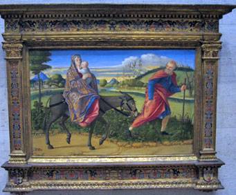 The Flight into Egypt painting by Vittore Carpaccio