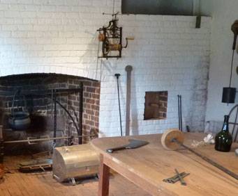 Kitchen inside Monticello