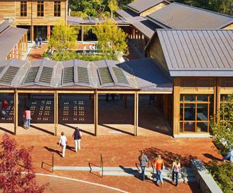 Thomas Jefferson Visitor Center at Monticello near Charlottesville, VA