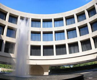 The Hirshorn Museum in Washington, DC, art museum
