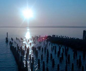 St. Ignace Railroad Dock in St. Ignace, MI