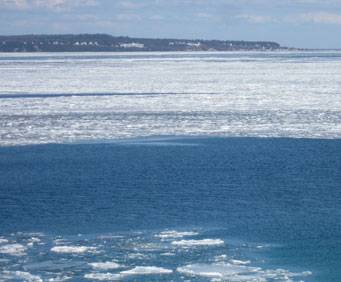 Straits of Mackinac near Mackinac Island, MI