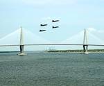 Jets flying over the bridge Jets flying over the bridge