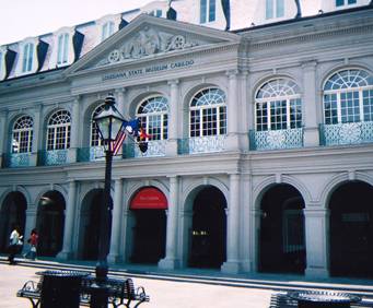 Front entrance of the Cabildo