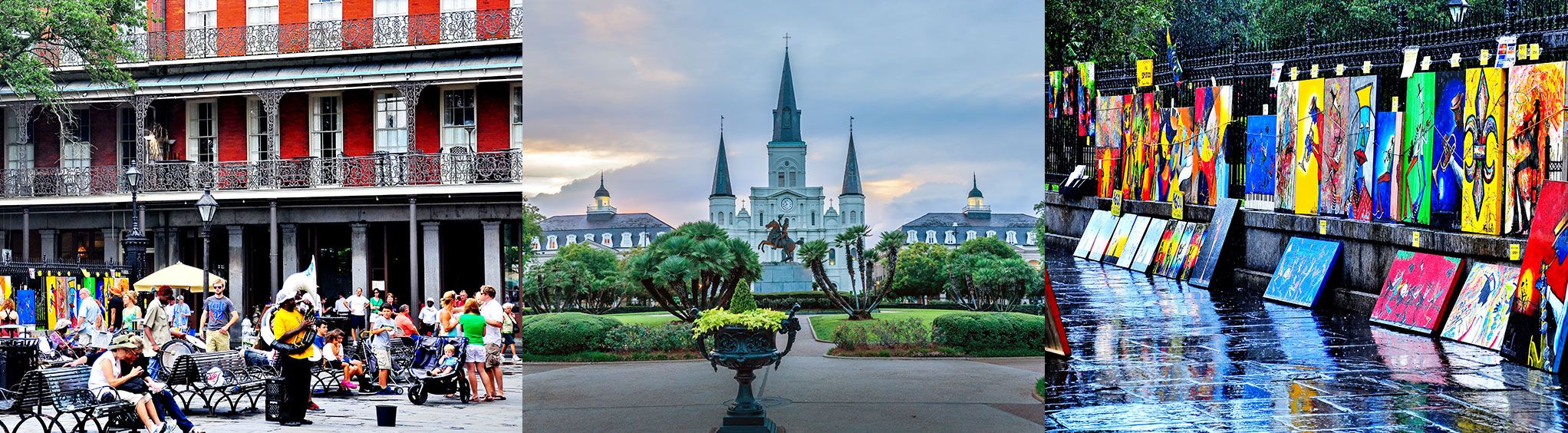 Jackson Square in New Orleans, LA