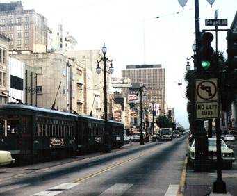 Trolley at Canal Street