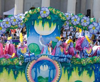 Colorful parade