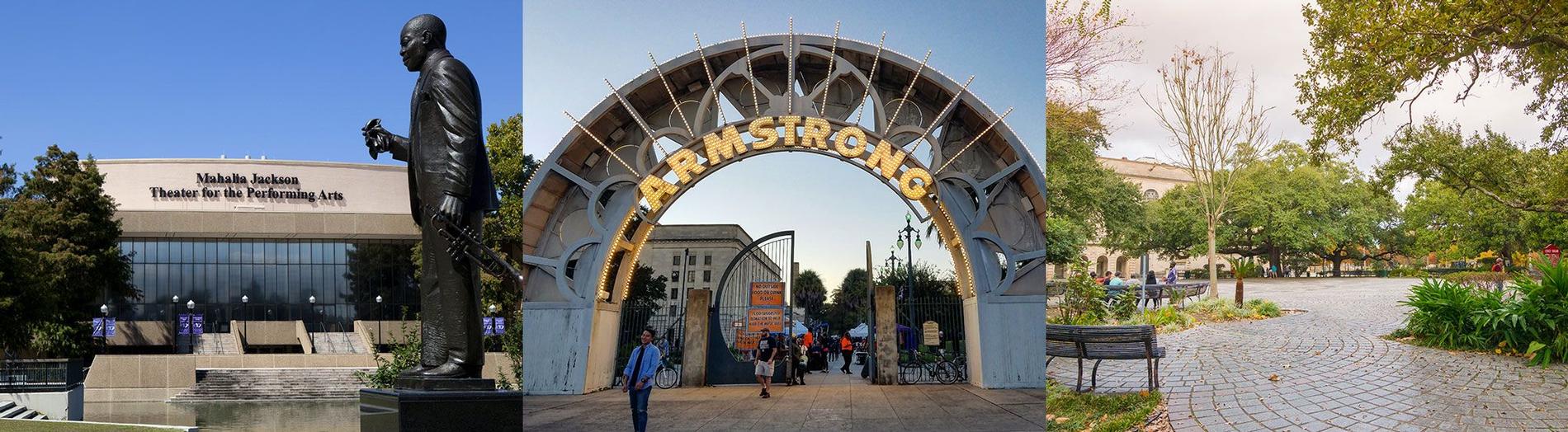 Louis Armstrong Park in New Orleans, LA