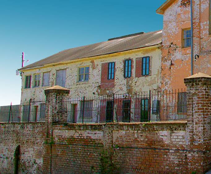 Site of Fort Wayne in Savannah, GA