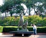 The Waving Girl Statue in Savannah, GA The Waving Girl Statue in Savannah, GA