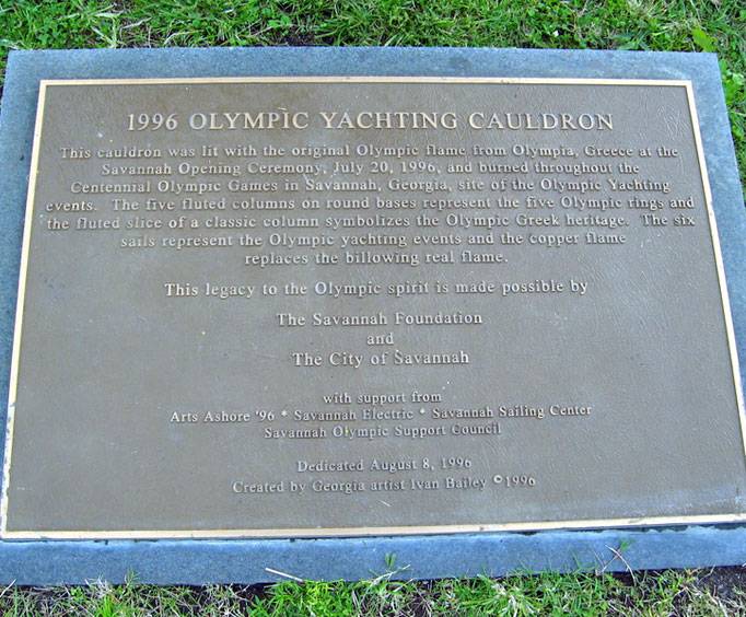 Olympic Cauldron in Savannah, GA