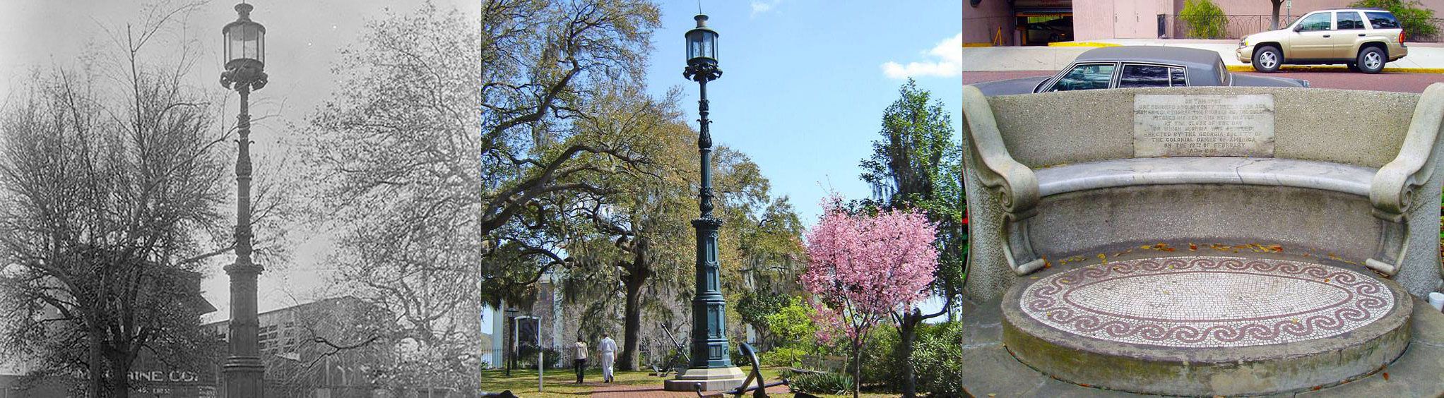 Old Harbor Light & Oglethorpe Bench