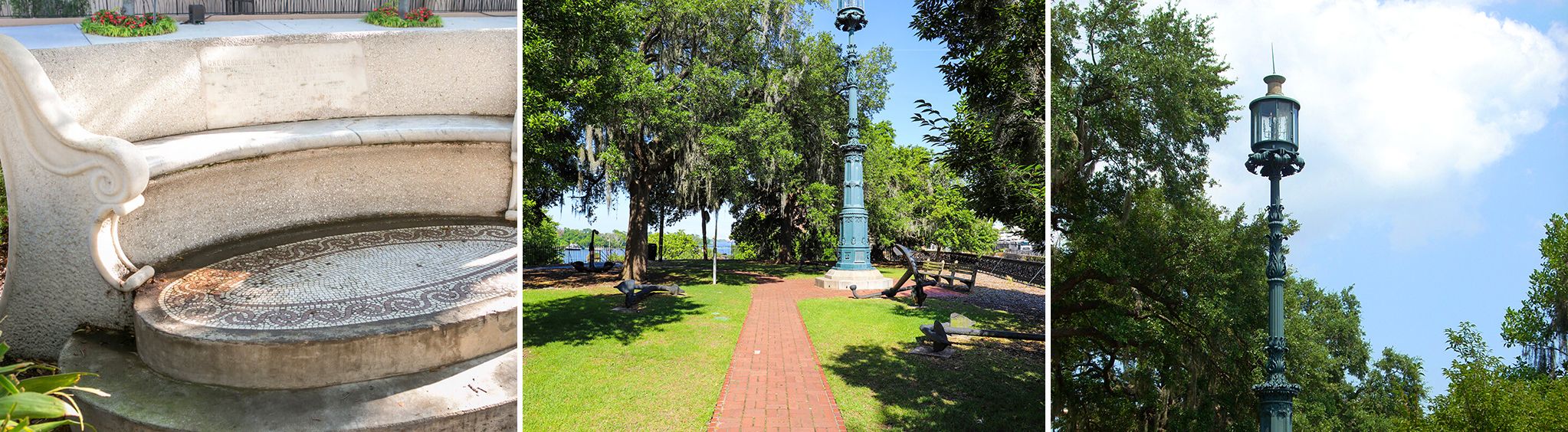 Old Harbor Light & Oglethorpe Bench