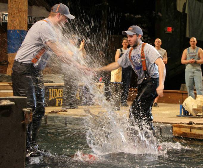 Lumberjack Feud Theater in Pigeon Forge, TN, dinner theater