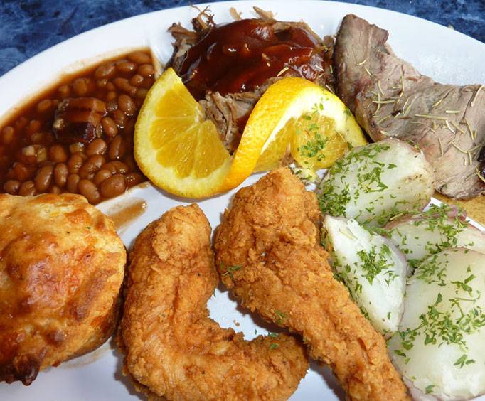 Biblical Times Theater in Pigeon Forge, TN, food