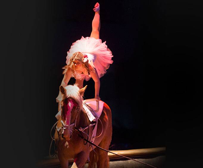 Sable Theatre in Pigeon Forge, TN, horse stunts