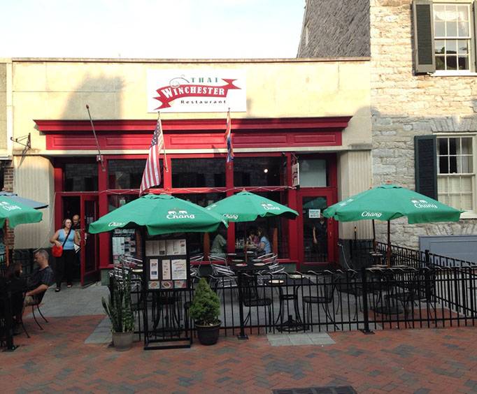Thai Winchester Restaurant outdoor seating