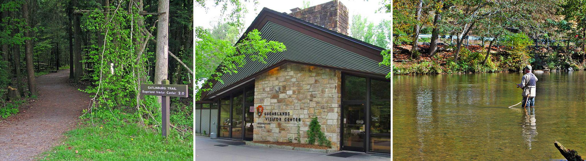 Sugarlands Visitor Center in Gatlinburg, TN