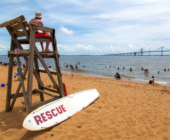 Sandy Point State Park In Annapolis Md