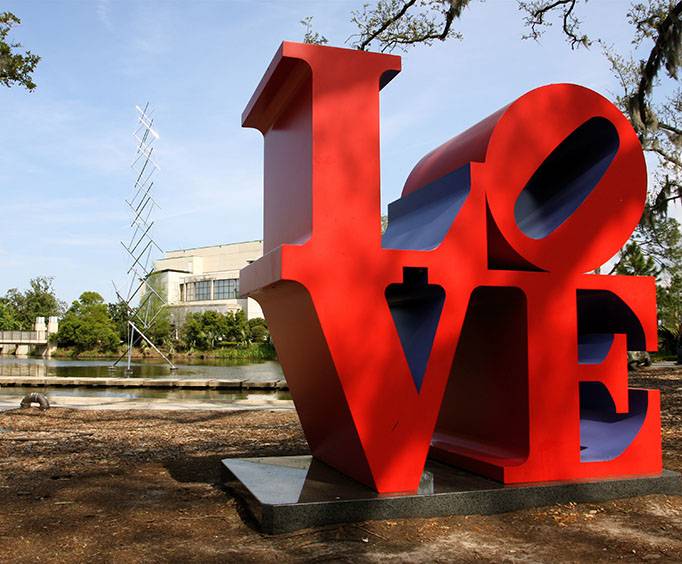 The Sydney and Walda Besthoff Sculpture Garden in New Orleans, LA