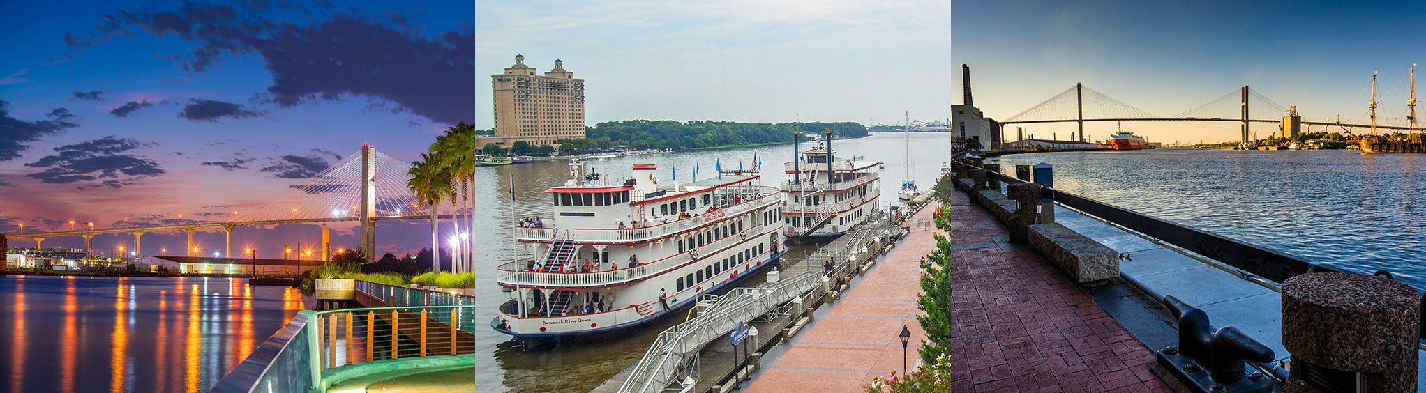 Savannah River in Savannah, GA