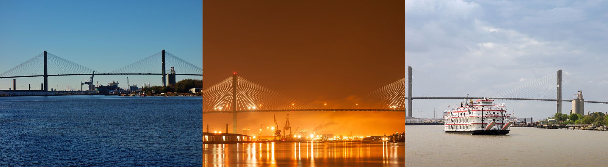 Talmadge Memorial - cable-stayed bridge in Savannah, GA