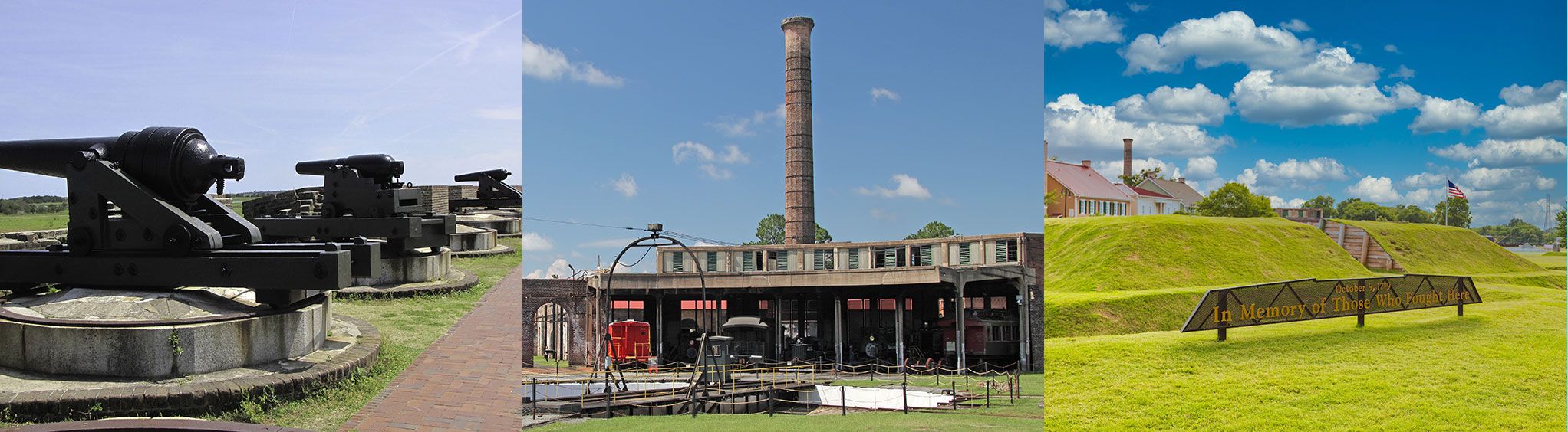 American Revolution Historical Site Tricentennial Park in Savannah, GA