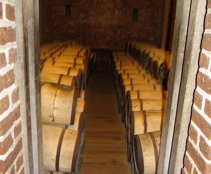 Fort Pulaski National Monument near Savannah, GA - cellar