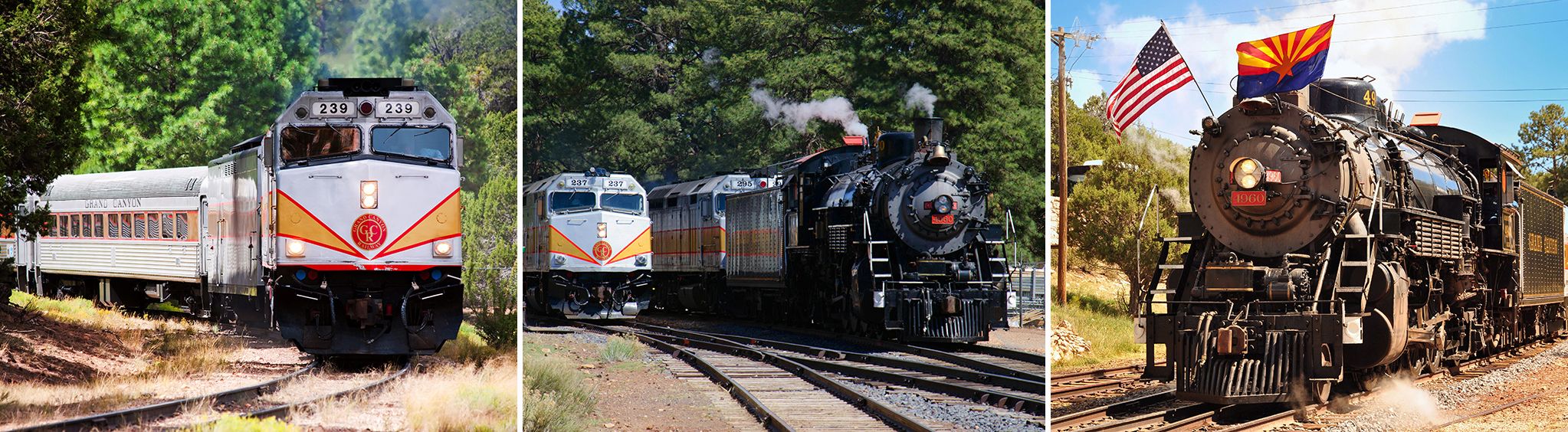 Grand Canyon Railway near Grand Canyon National Park