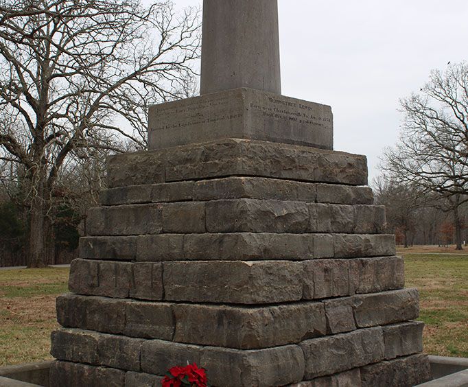 Meriwether Lewis Monument near Nashville, TN