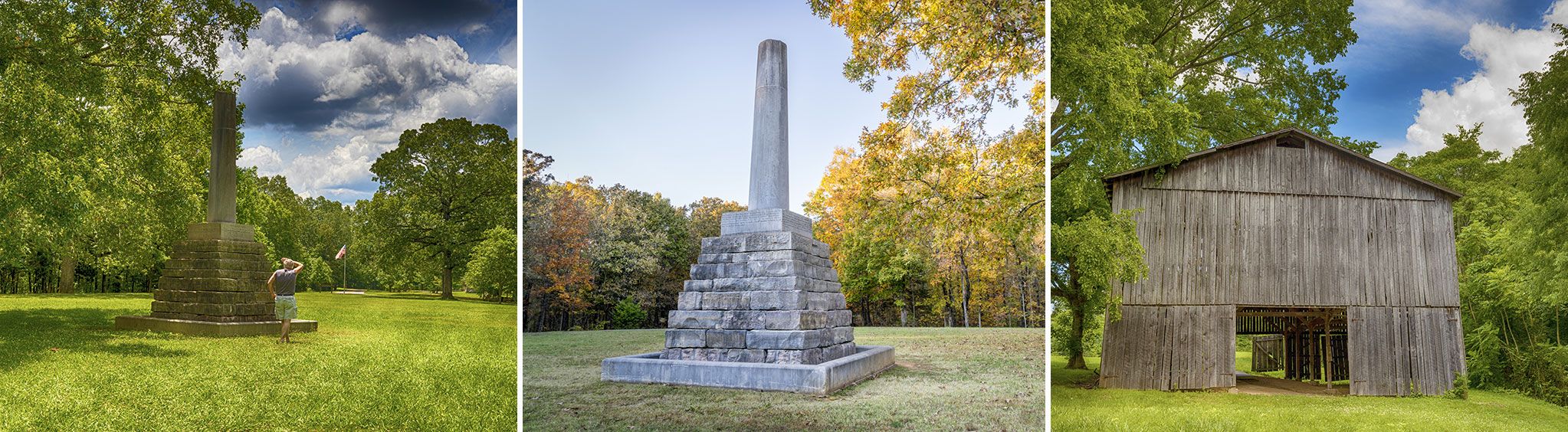 Meriwether Lewis Monument near Nashville, TN
