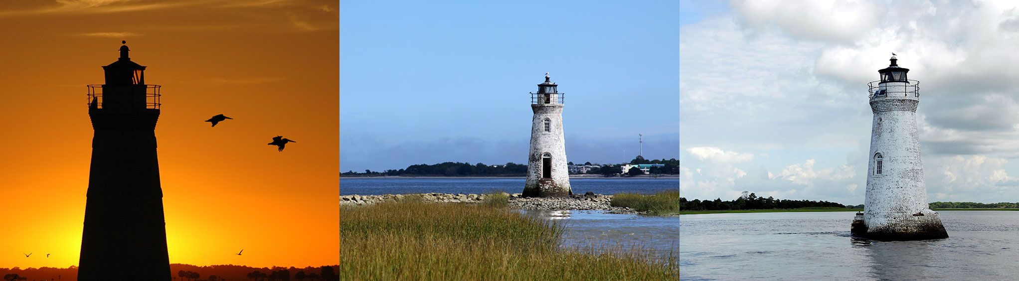 Cockspur Island Lighthouse near Savannah, GA