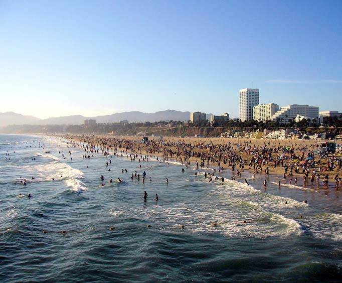 Santa Monica Beach Near Las Vegas Nv