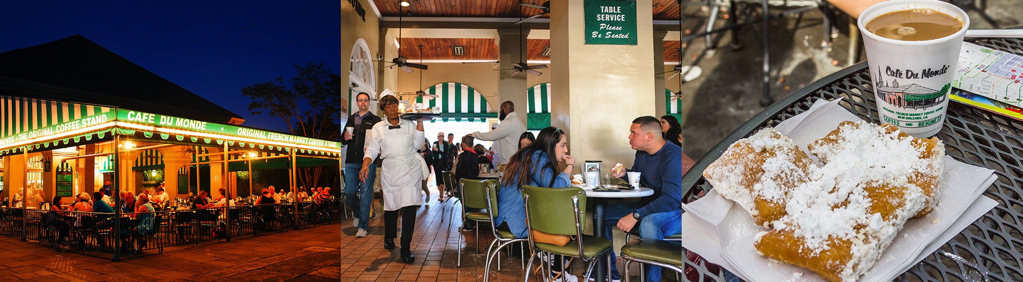 Cafe Du Monde in New Orleans, LA