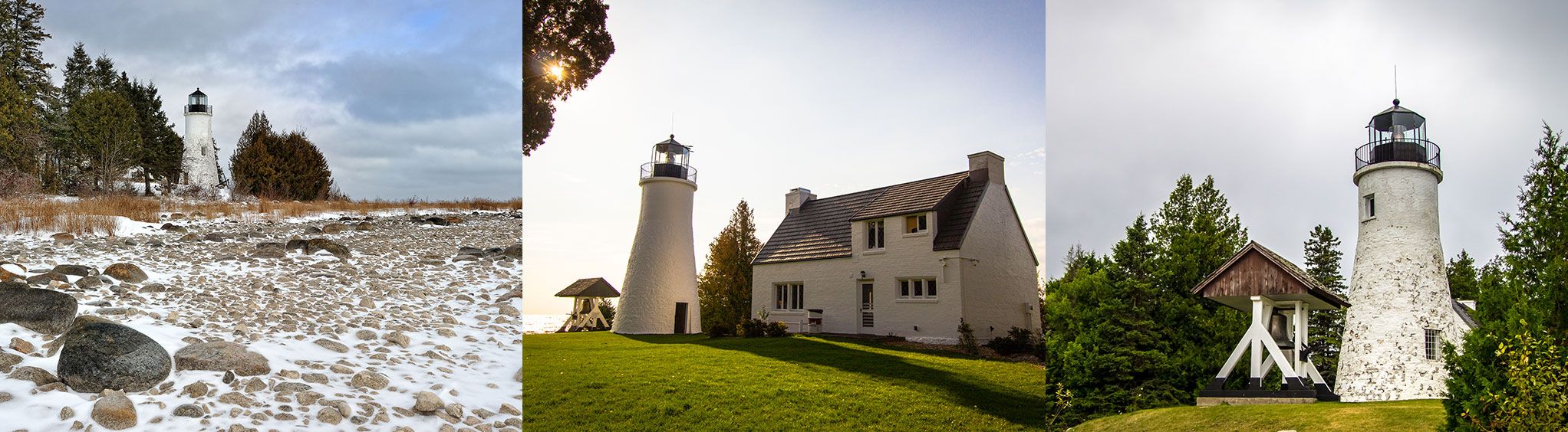 Old Presque Isle Lighthouse near Mackinac Island, MI