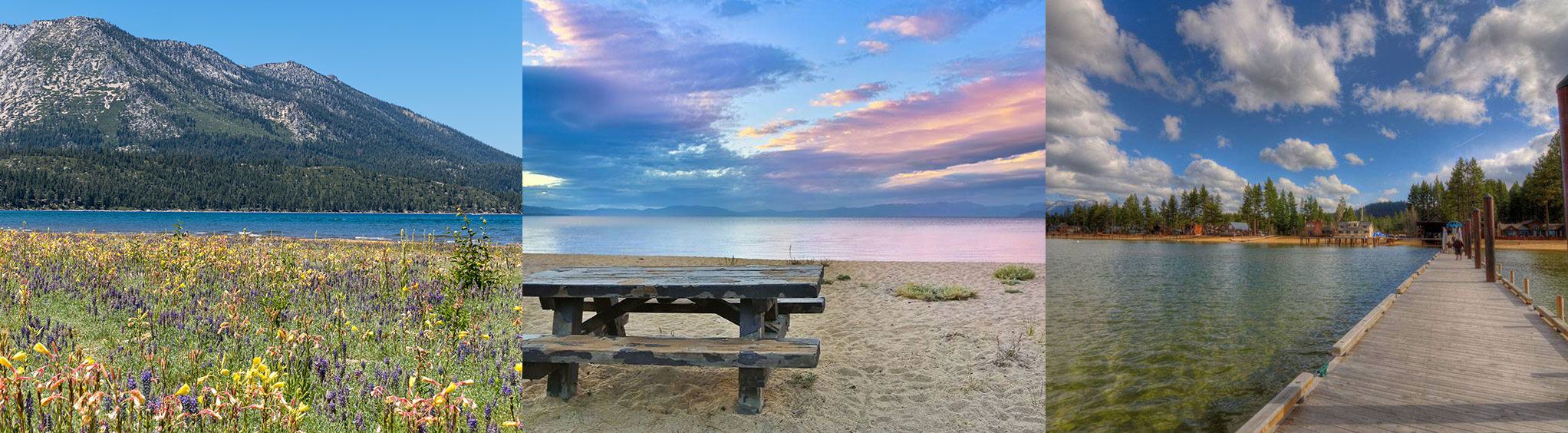 Pope Beach in Lake Tahoe, CA