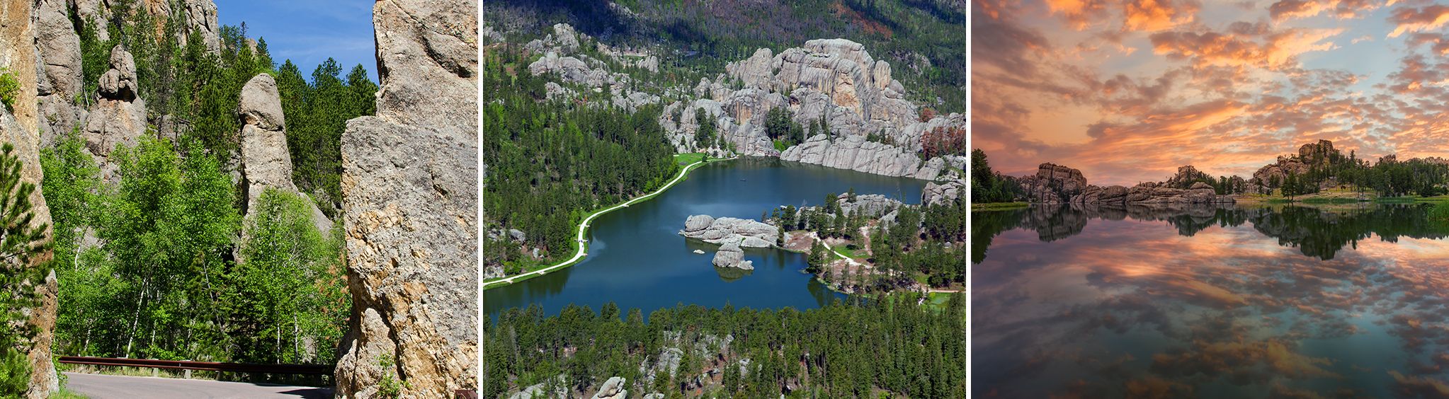 Needles Highway and Sylvan Lake