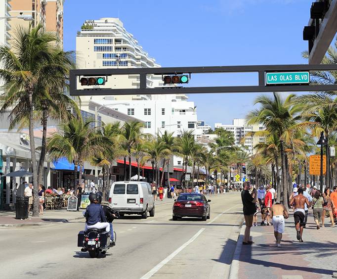 The Shops & Restaurants of Las Olas in Fort Lauderdale, FL