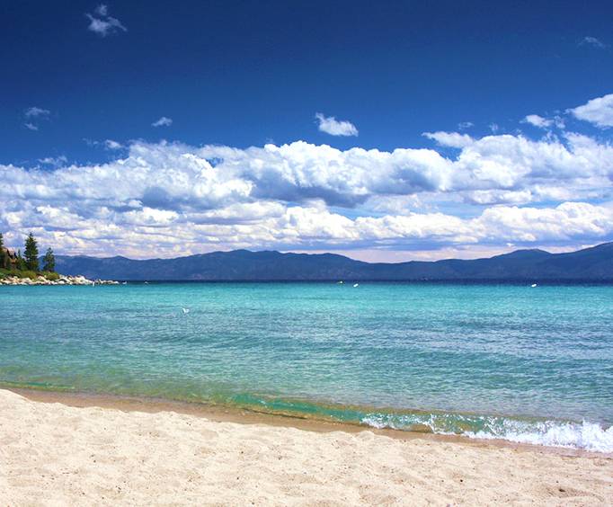 Meeks Bay Beach In Lake Tahoe Ca