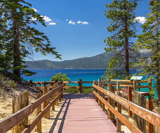 Sand Harbor In Lake Tahoe Ca